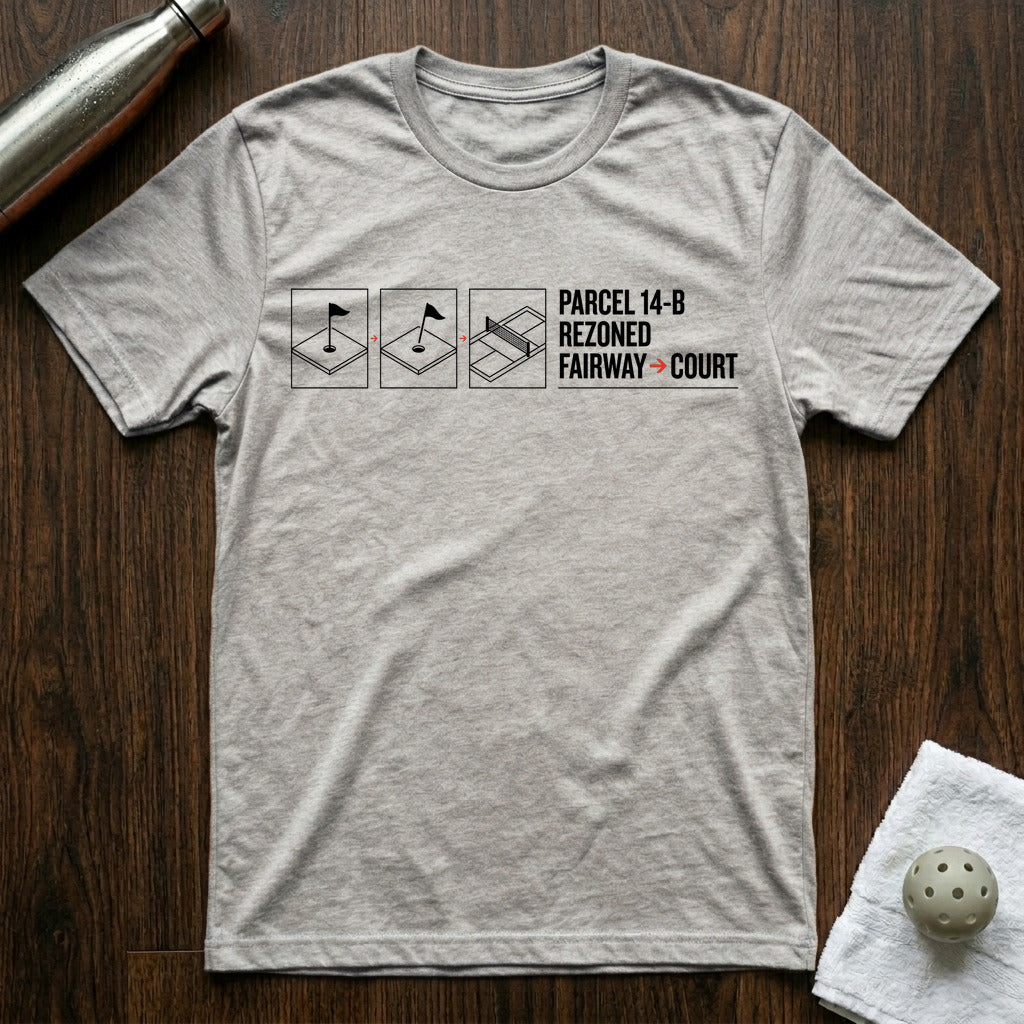 Rezoned Pickleball T-Shirt in Athletic Heather
