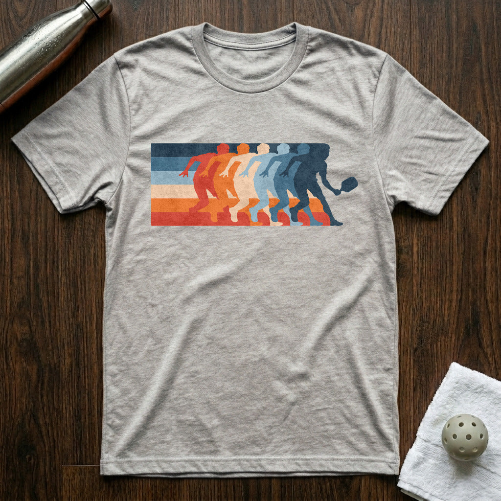 Color Slide Pickleball T-Shirt Athletic Heather