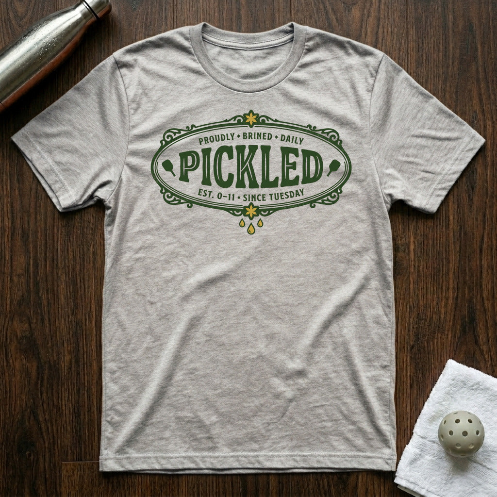 Pickled Pickleball T-Shirt in Athletic Heather