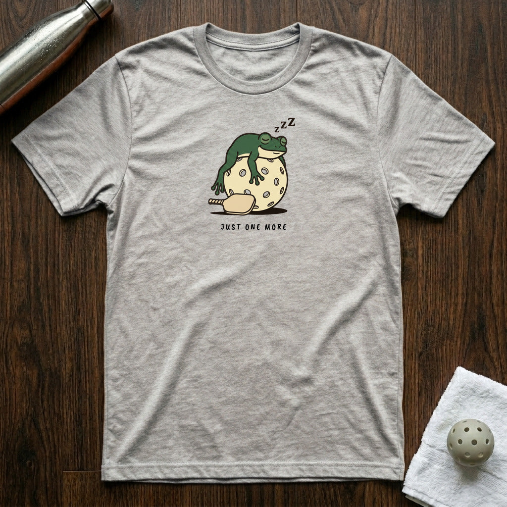 Just One More Pickleball T-Shirt in Athletic Heather
