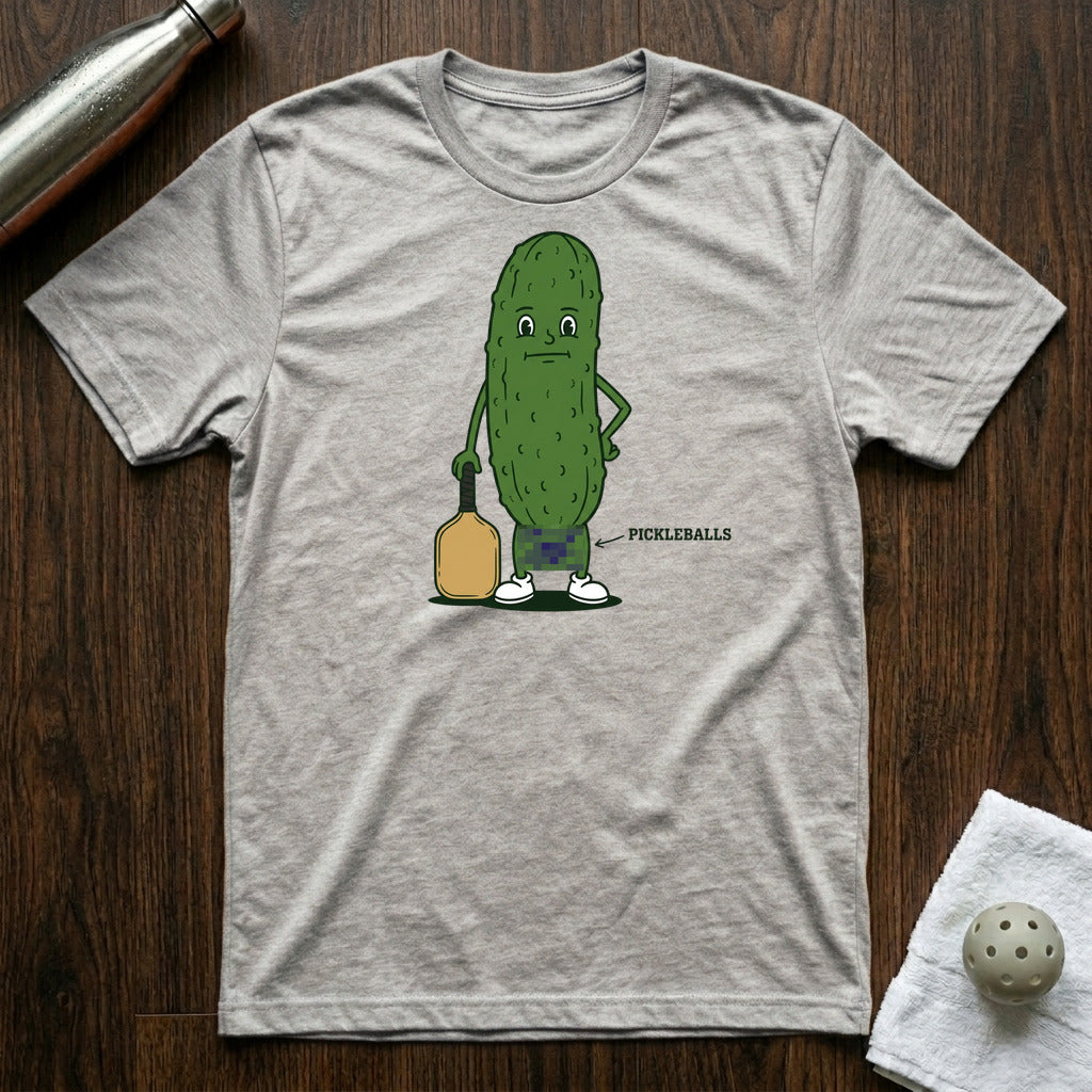 Pickleballs T-Shirt Athletic Heather