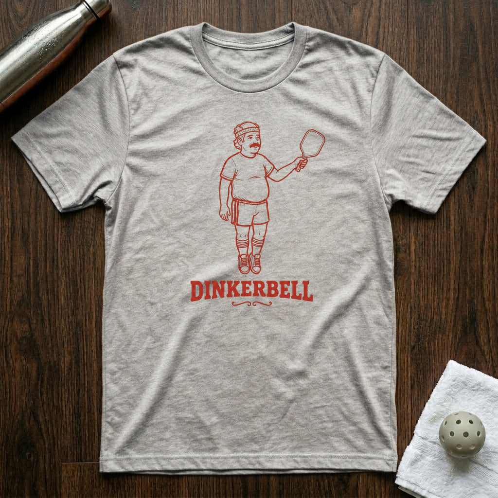 Dinkerbell Pickleball T-Shirt in Athletic Heather