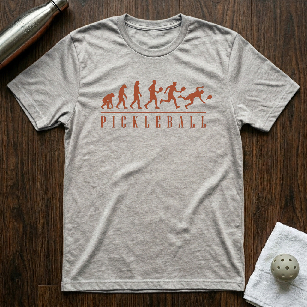 Pickleball Evolution T-Shirt in Athletic Heather