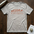 Pickleball Evolution T-Shirt in Athletic Heather