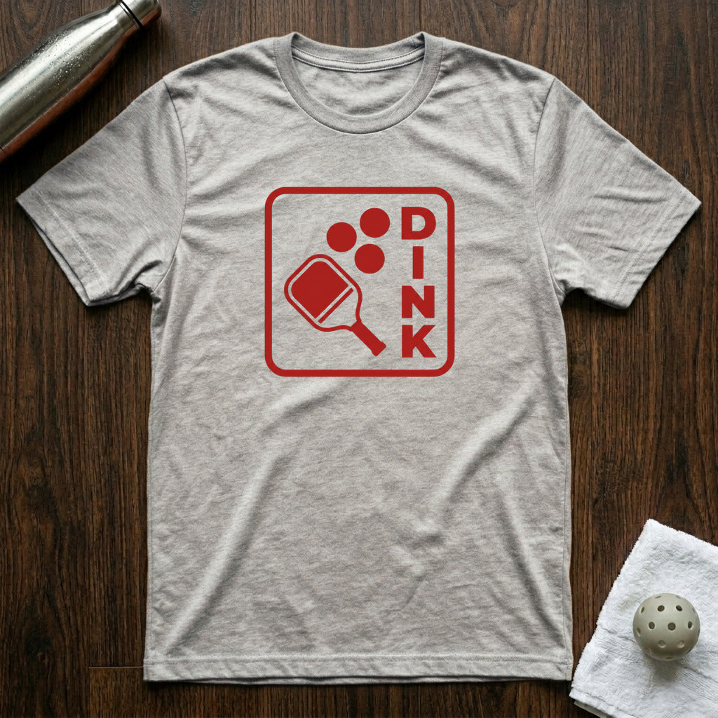 Dink Paddle Pickleball T-Shirt in Athletic Heather