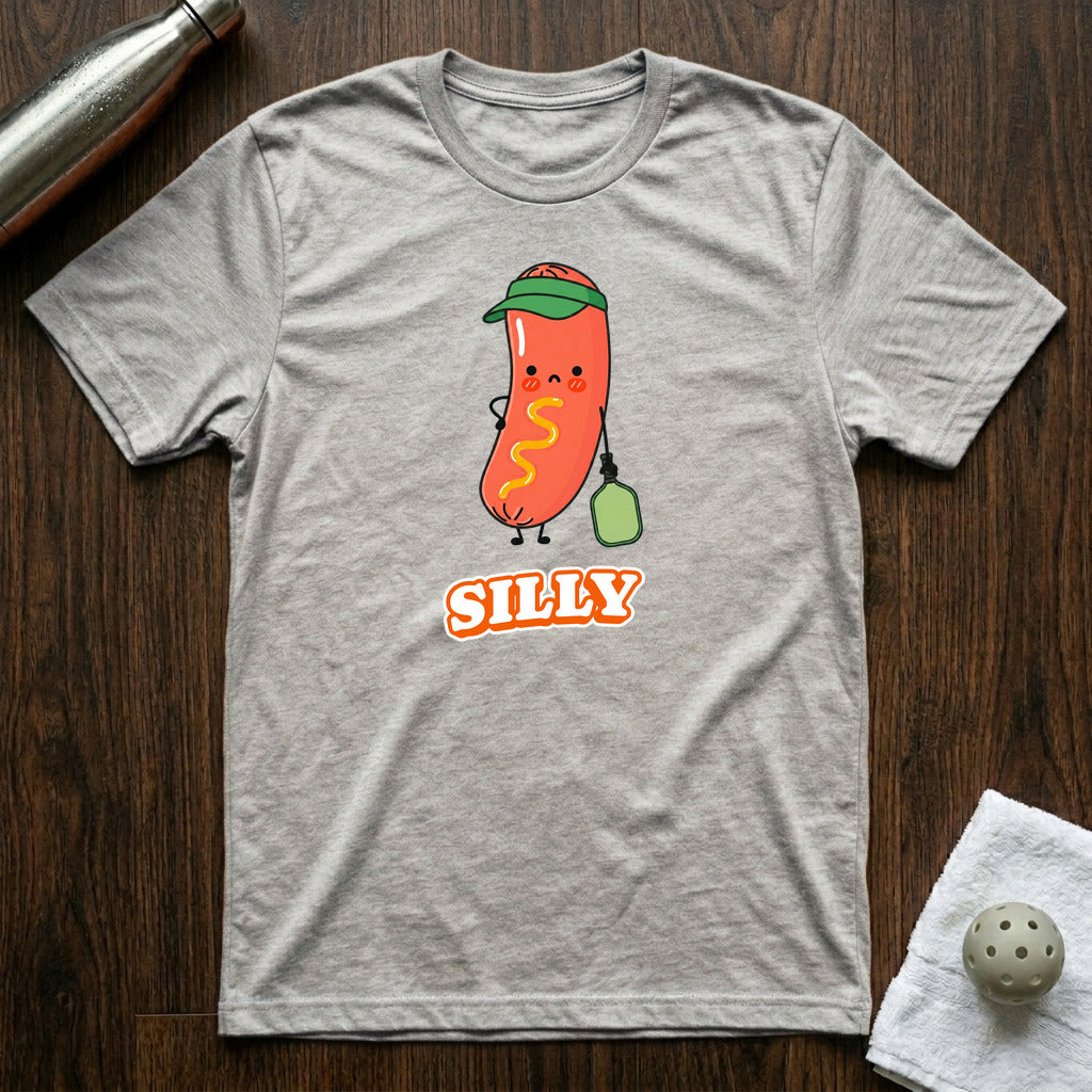 Silly Sausage Pickleball T-Shirt Athletic Heather