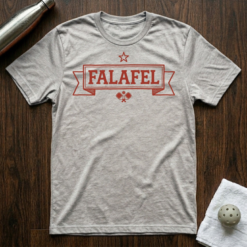 Falafel Pickleball T-Shirt in Athletic Heather