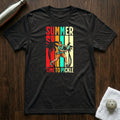 Time To Pickle Pickleball T-Shirt in Black Heather