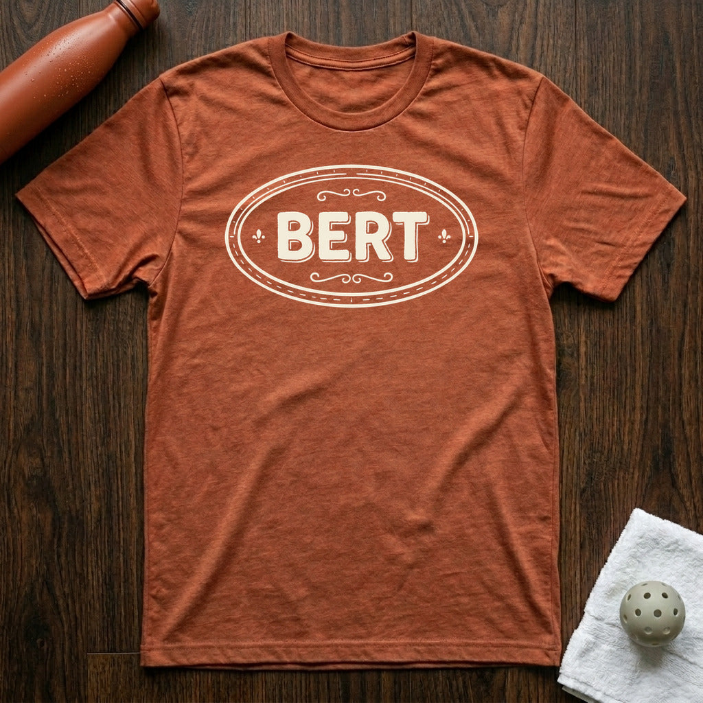 Bert Pickleball T-Shirt in Heather Clay