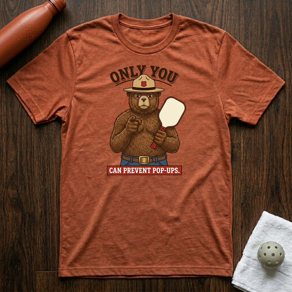 Only You Pickleball T-Shirt Heather Clay