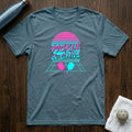 Pickle & Chill Pickleball T-Shirt in Heather Deep Teal
