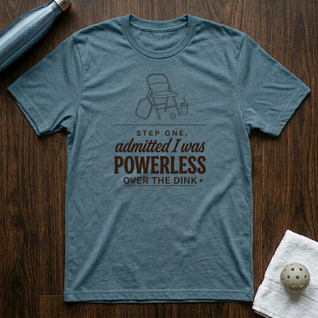Step One Pickleball T-Shirt in Heather Deep Teal