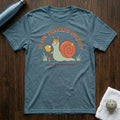 Slow Dinkers Society Pickleball T-Shirt in Heather Deep Teal