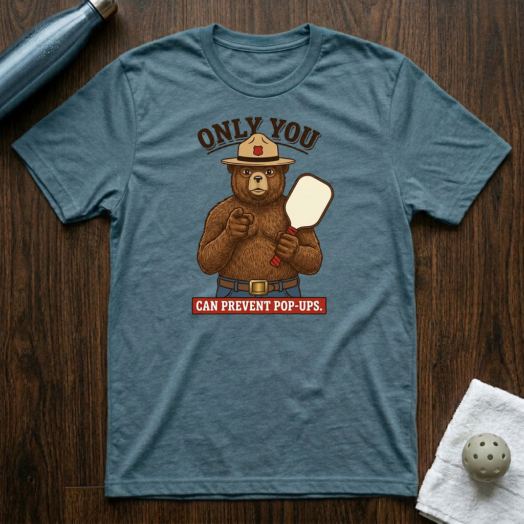Only You Pickleball T-Shirt Heather Deep Teal