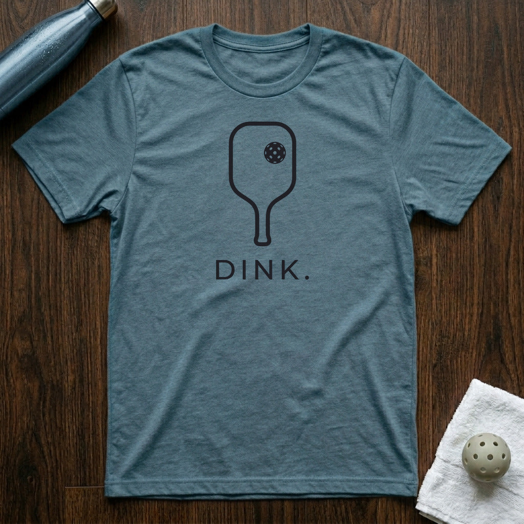 Dink Pickleball T-Shirt in Heather Deep Teal