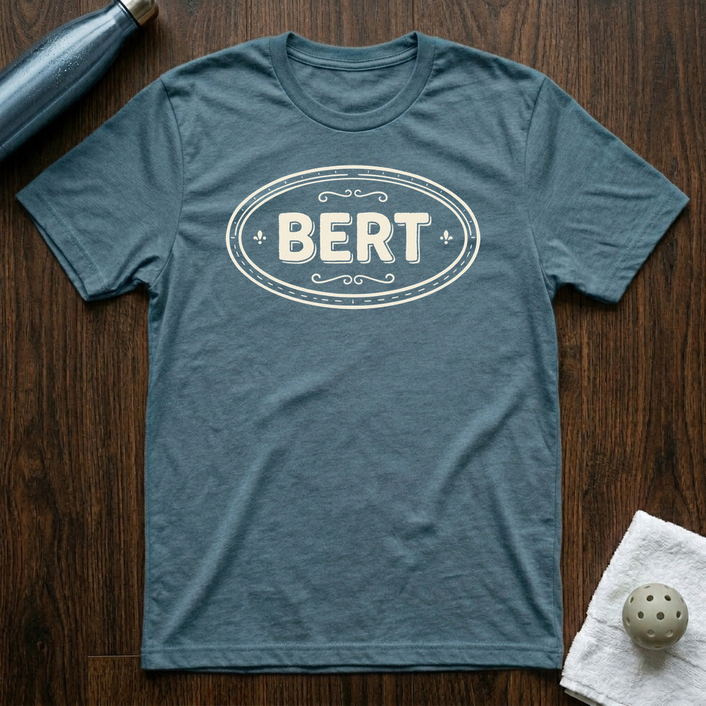 Bert Pickleball T-Shirt in Heather Deep Teal