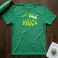 Pickle Vibes Pickleball T-Shirt in Heather Kelly