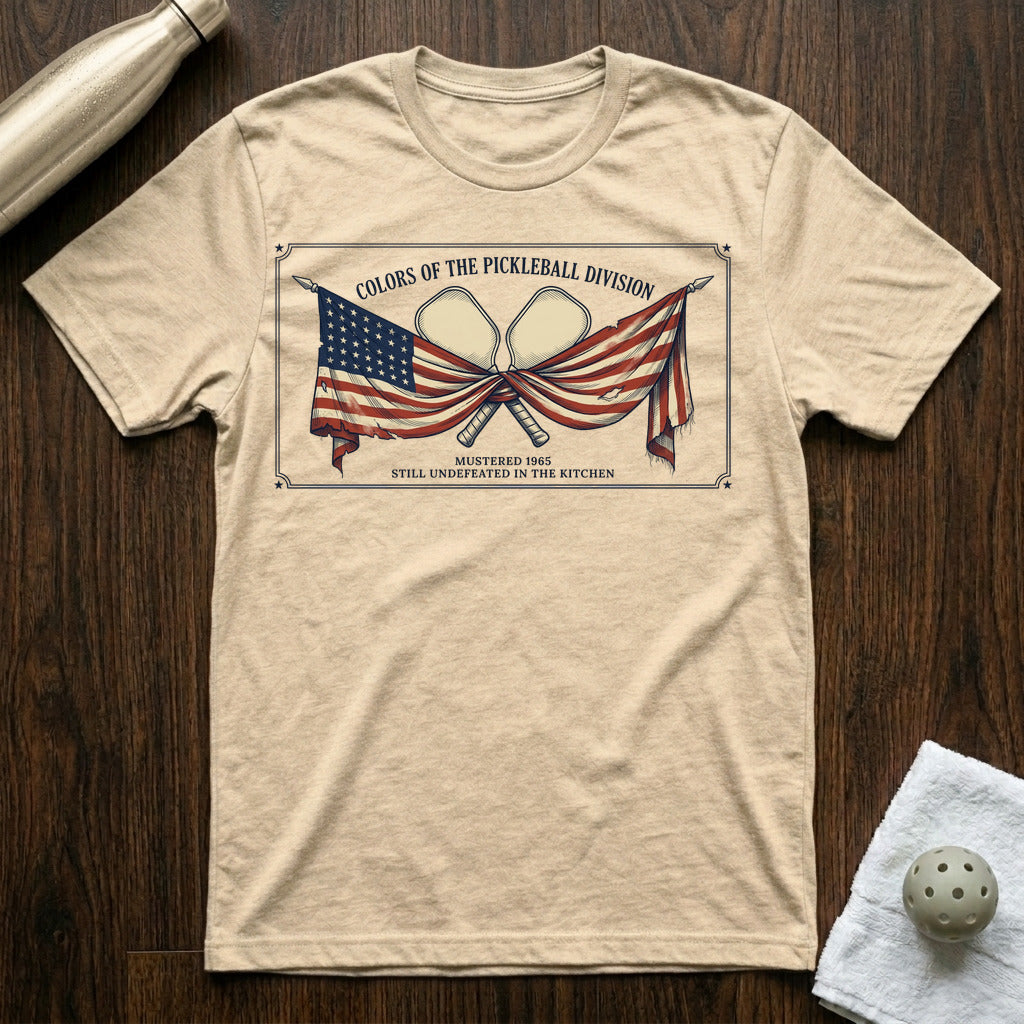 Colors of Pickleball T-Shirt in Heather Natural