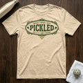 Pickled Pickleball T-Shirt in Heather Natural
