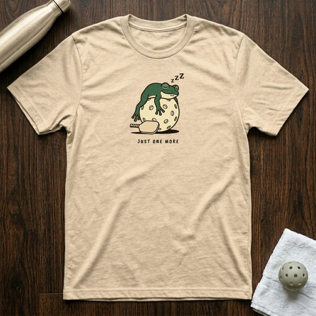 Just One More Pickleball T-Shirt in Heather Natural