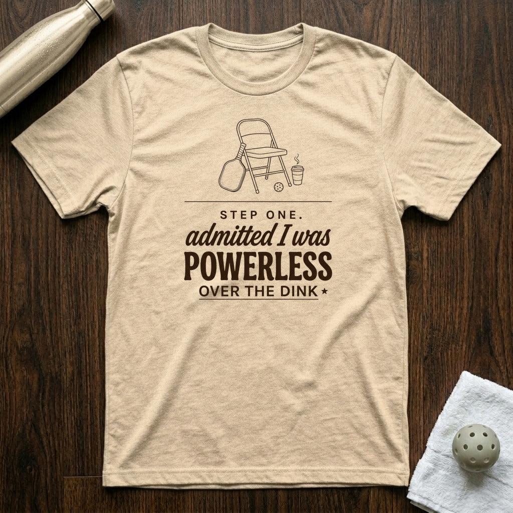 Step One Pickleball T-Shirt in Heather Natural
