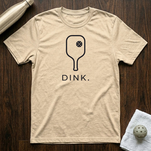 Dink Pickleball T-Shirt in Heather Natural
