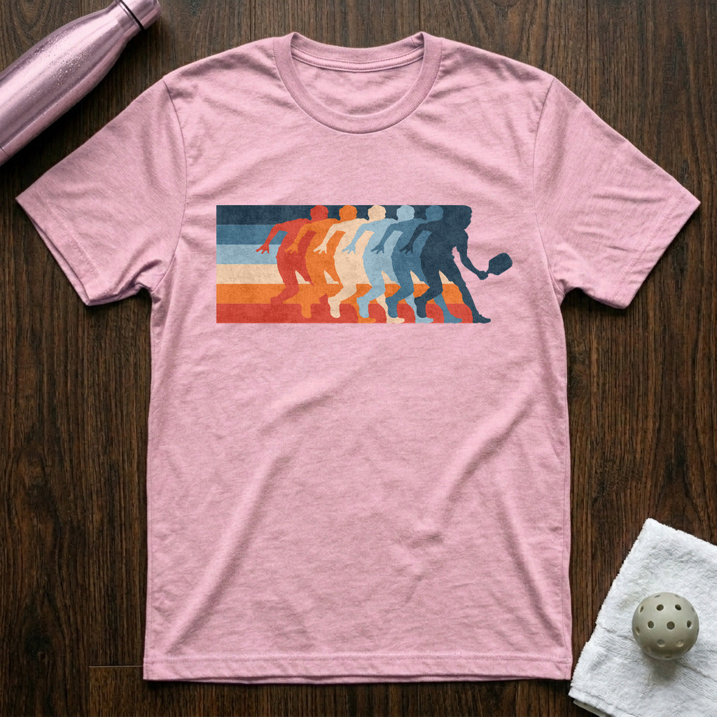 Color Slide Pickleball T-Shirt Heather Prism Lilac