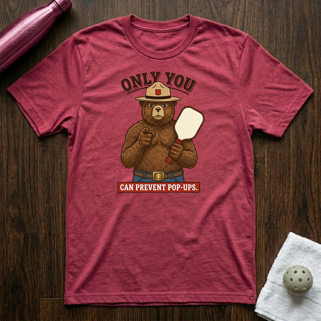 Only You Pickleball T-Shirt Heather Raspberry