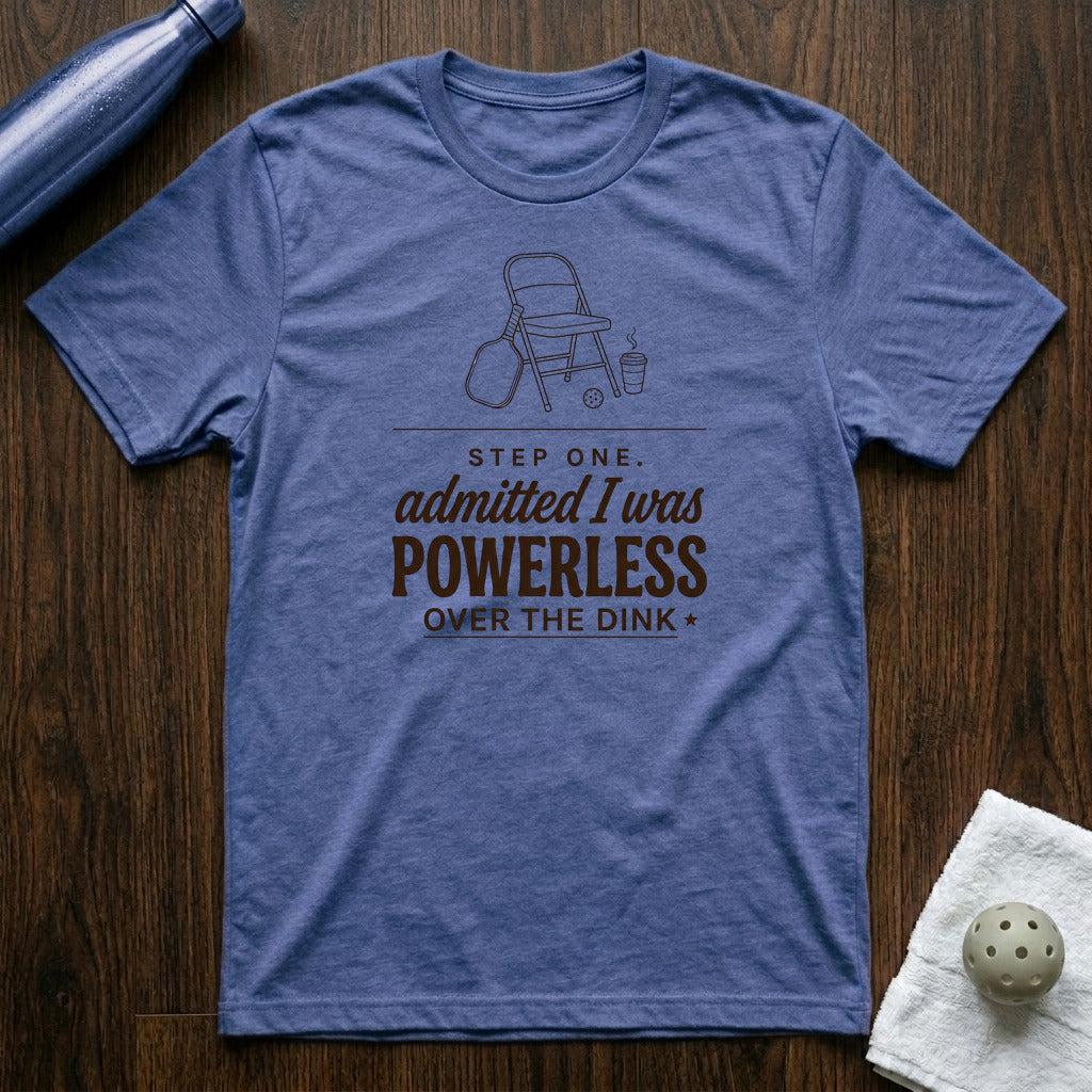 Step One Pickleball T-Shirt in Heather True Royal