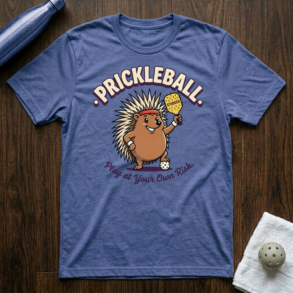 Prickleball Pickleball T-Shirt in Heather True Royal