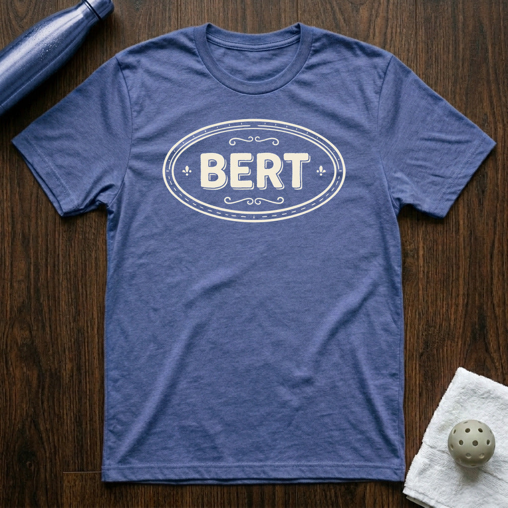 Bert Pickleball T-Shirt in Heather True Royal